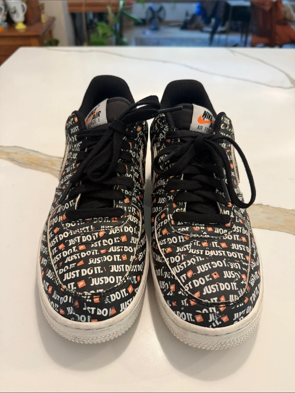 Nike Air Force 1 'Just Do It' Graphic Low Sneakers Men’s size 7.5. A06296-001